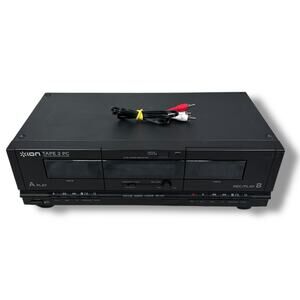 ION Tape2PC USB Cassette Dual Deck Converter Music Tapes to MP3 Windows or Mac